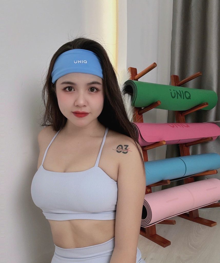 Băng Đô Thể Thao Bảng To UNIQ Thâm Hút Mồ Hôi In Logo