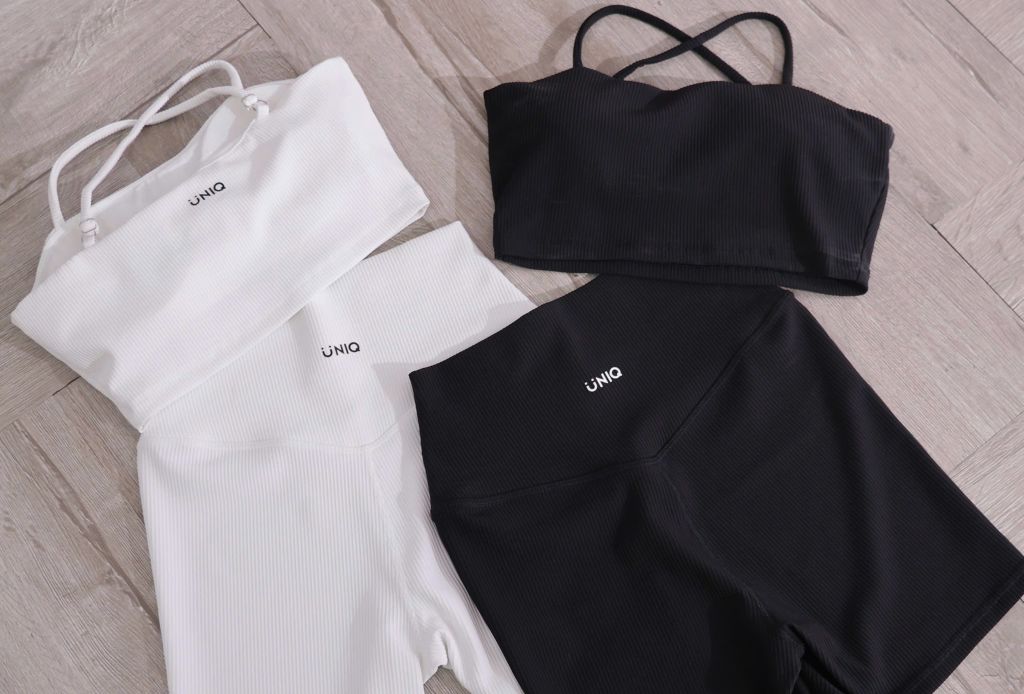 Bộ Đồ Tập Gym Yoga Nữ UNIQ Cool Peel - Áo Hai Dây Lưng Chữ X & Legging Đùi