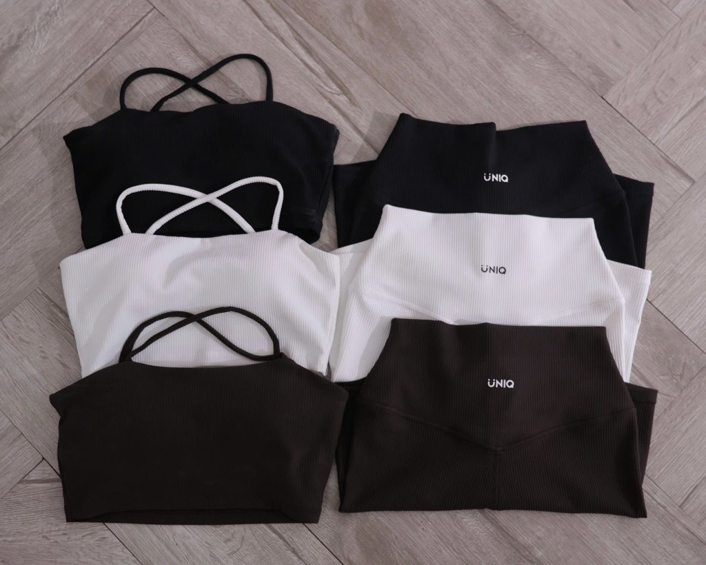 Bộ Đồ Tập Gym Yoga Nữ UNIQ Cool Peel - Áo Hai Dây Lưng Chữ X & Legging Đùi