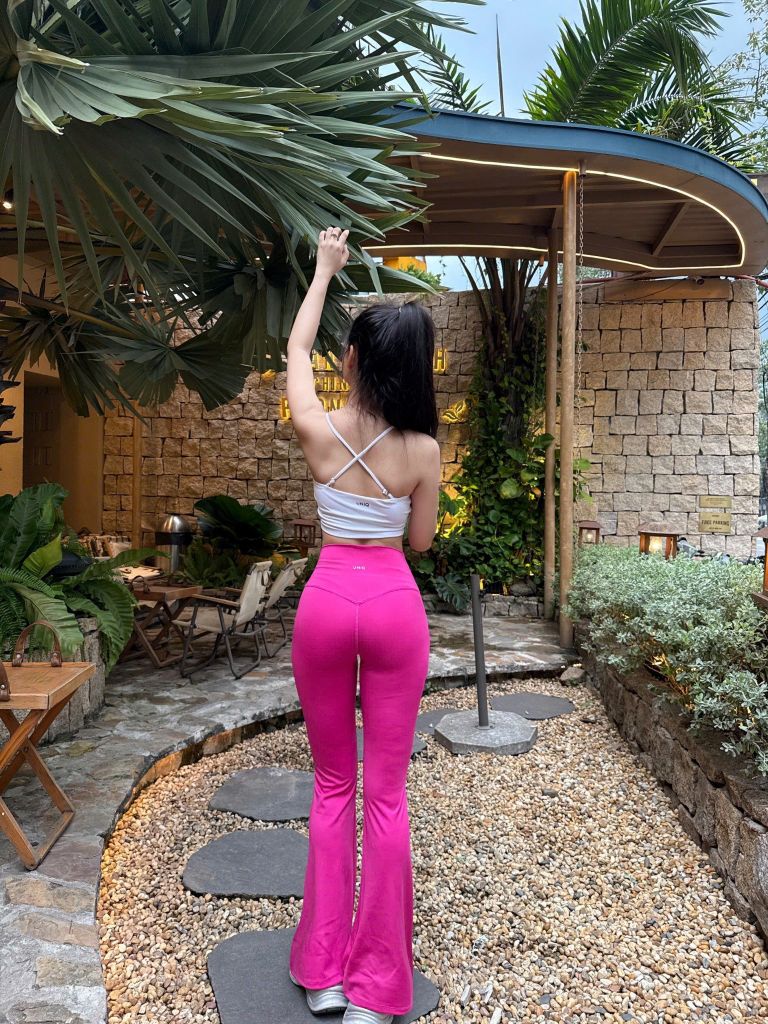 Quần Legging Gym Yoga Nữ UNIQ Cool Peel Cạp Cao Ống Loe