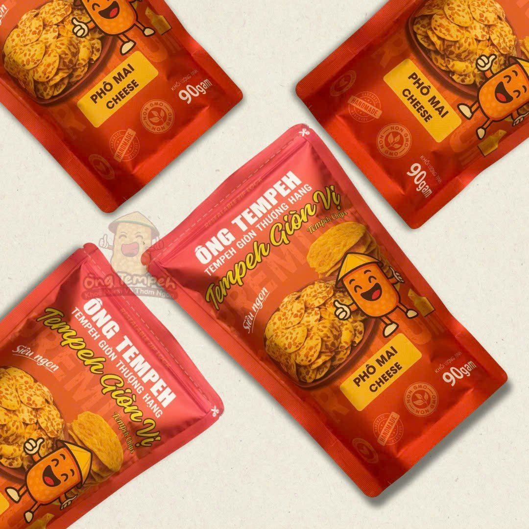  Tempeh Chips Vị Phô Mai 90G 