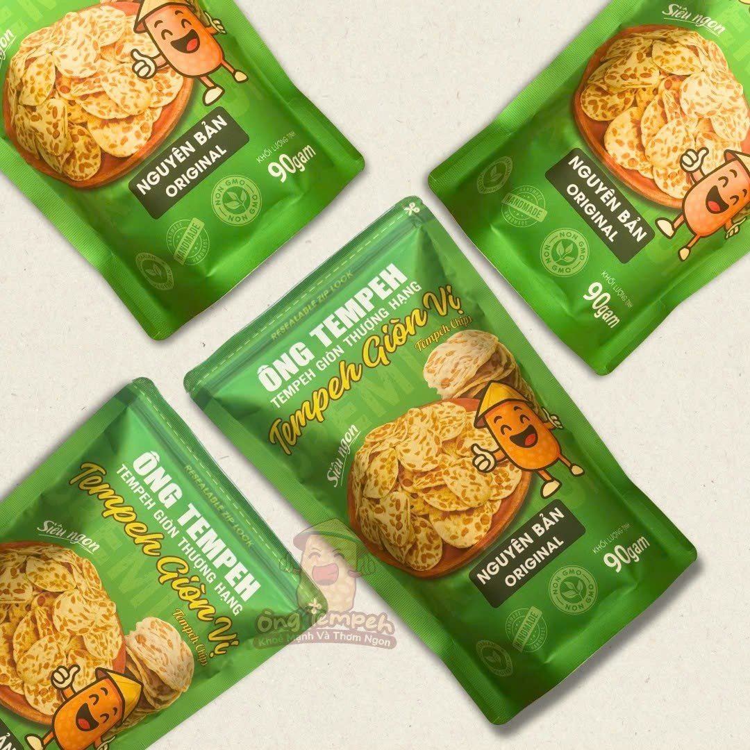  Tempeh Chips Vị Nguyên Bản 90G 