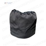  NÓN BẾP ĐEN CHÓP LƯỚI CHUN SAU 