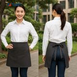  TẠP DỀ MÀU NÂU PHỐI VẠT CHÉO CỘT NGANG 