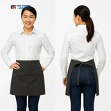  TẠP DỀ MÀU NÂU PHỐI VẠT CHÉO CỘT NGANG 