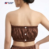  Bộ Quần Áo Quây Spa Cho Khách Màu Nâu Đậm 