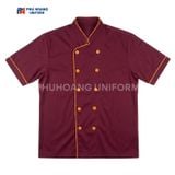  ÁO BẾP TAY NGẮN CÓ LƯỚI NÁCH 