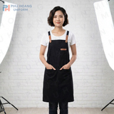  TẠP DỀ ĐEN PHỐI DA DÂY CANVAS ĐEN 