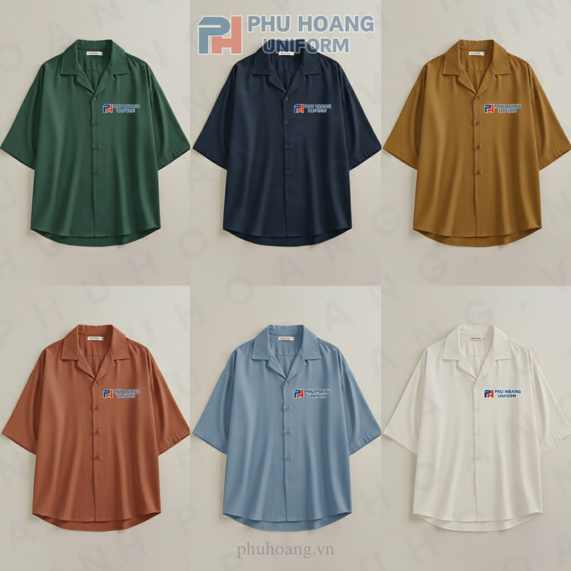  ÁO SƠ MI PHỤC VỤ 001 