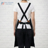  TẠP DỀ ĐEN PHỐI DA DÂY CANVAS ĐEN 