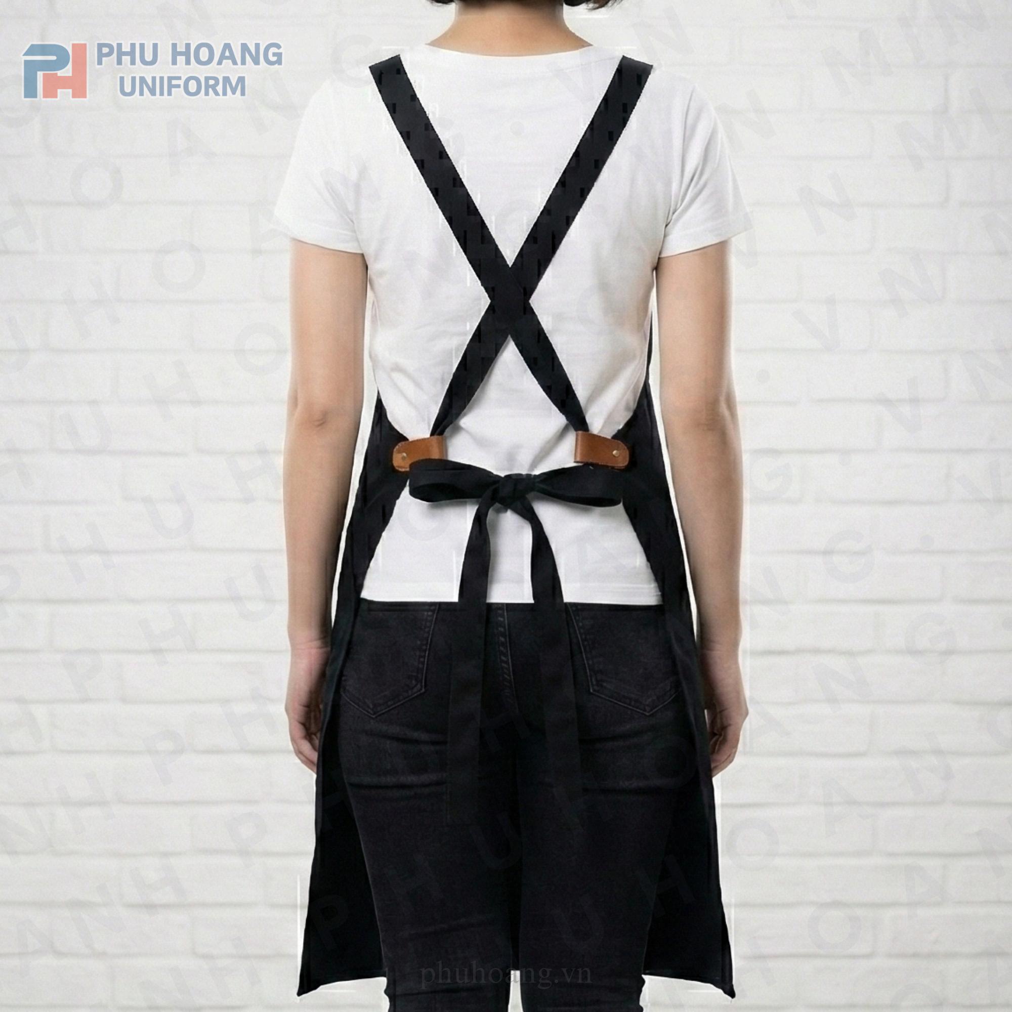  TẠP DỀ ĐEN PHỐI DA DÂY CANVAS ĐEN 