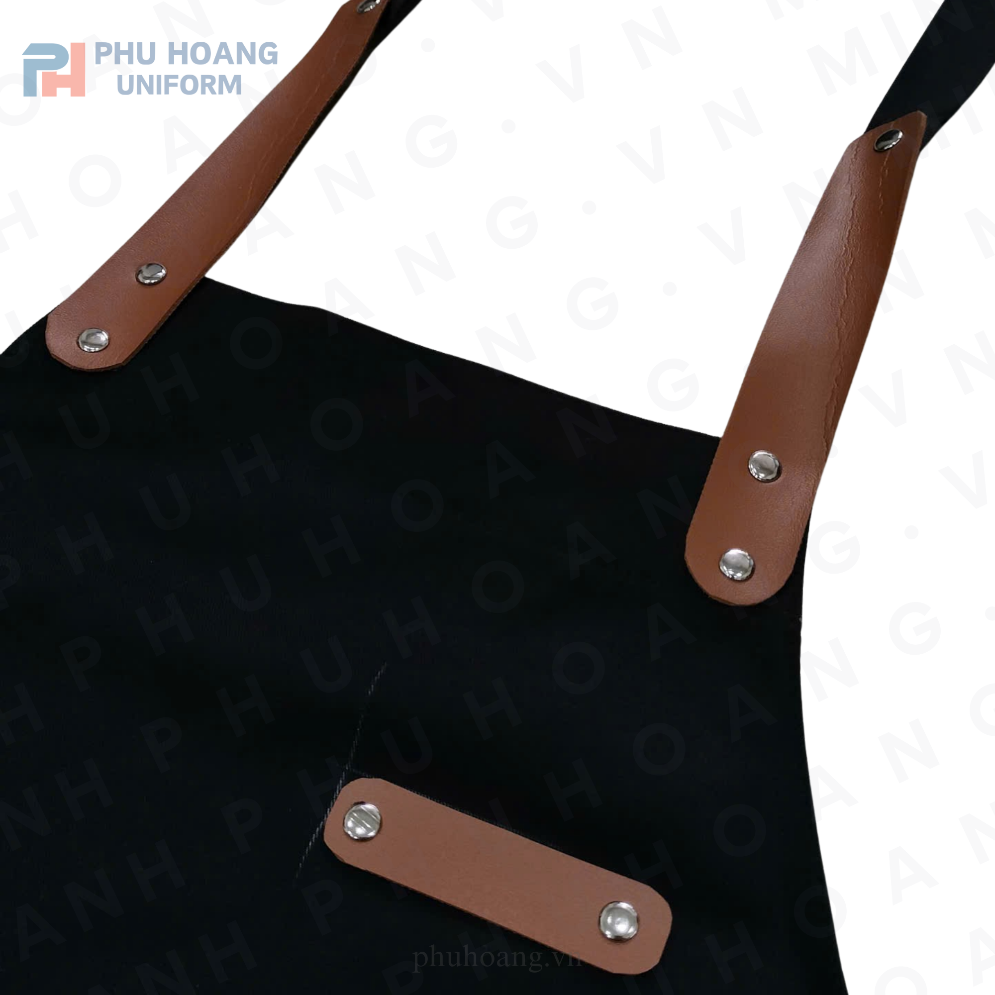  TẠP DỀ ĐEN PHỐI DA DÂY CANVAS ĐEN 