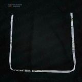  TẠP DỀ KAKI THUN ĐEN PHỐI TÚI VIỀN TRẮNG 