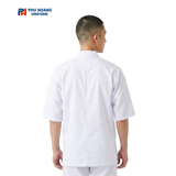  ÁO BẾP NHẬT KIMONO - TRẮNG TINH 