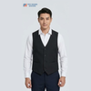 Áo gile phục vụ màu đen