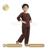  Bộ Đồ Bà Ba Trẻ Em Màu Nâu May Sẵn 