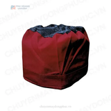  NÓN BẾP ĐỎ ĐÔ CHÓP LƯỚI CHUN SAU 