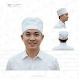  NÓN BẾP CHÓP LƯỚI CHUN SAU TRẮNG 