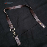  TẠP DỀ ĐEN DÂY DA KHÓA GÀI 