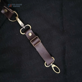  TẠP DỀ ĐEN DÂY DA KHÓA GÀI 