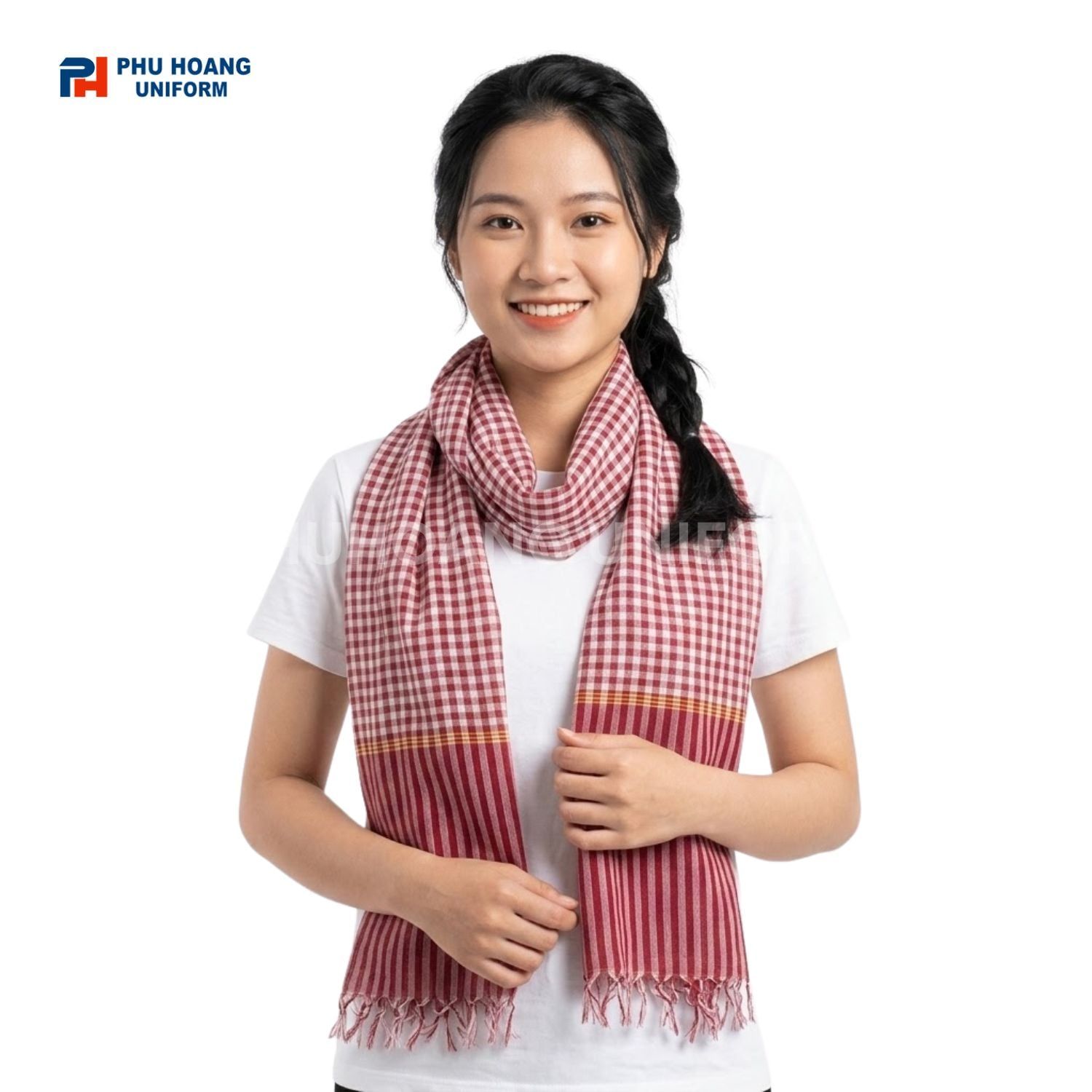 KHĂN RẰN NAM BỘ MÀU ĐỎ ĐÔ 