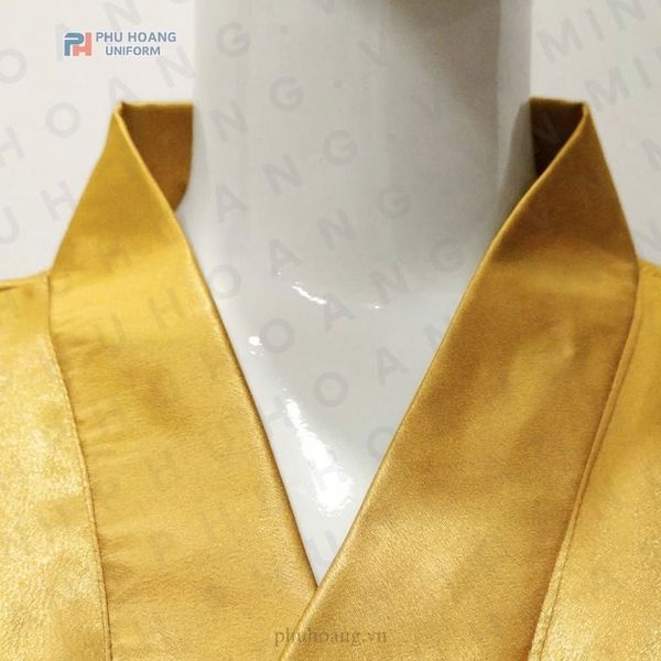 ÁO CHOÀNG SPA PHI LỤA VÀNG