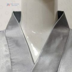 ÁO CHOÀNG SPA PHI LỤA XÁM