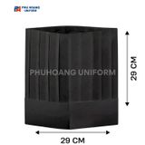  NÓN BẾP GIẤY MÀU ĐEN 29CM 