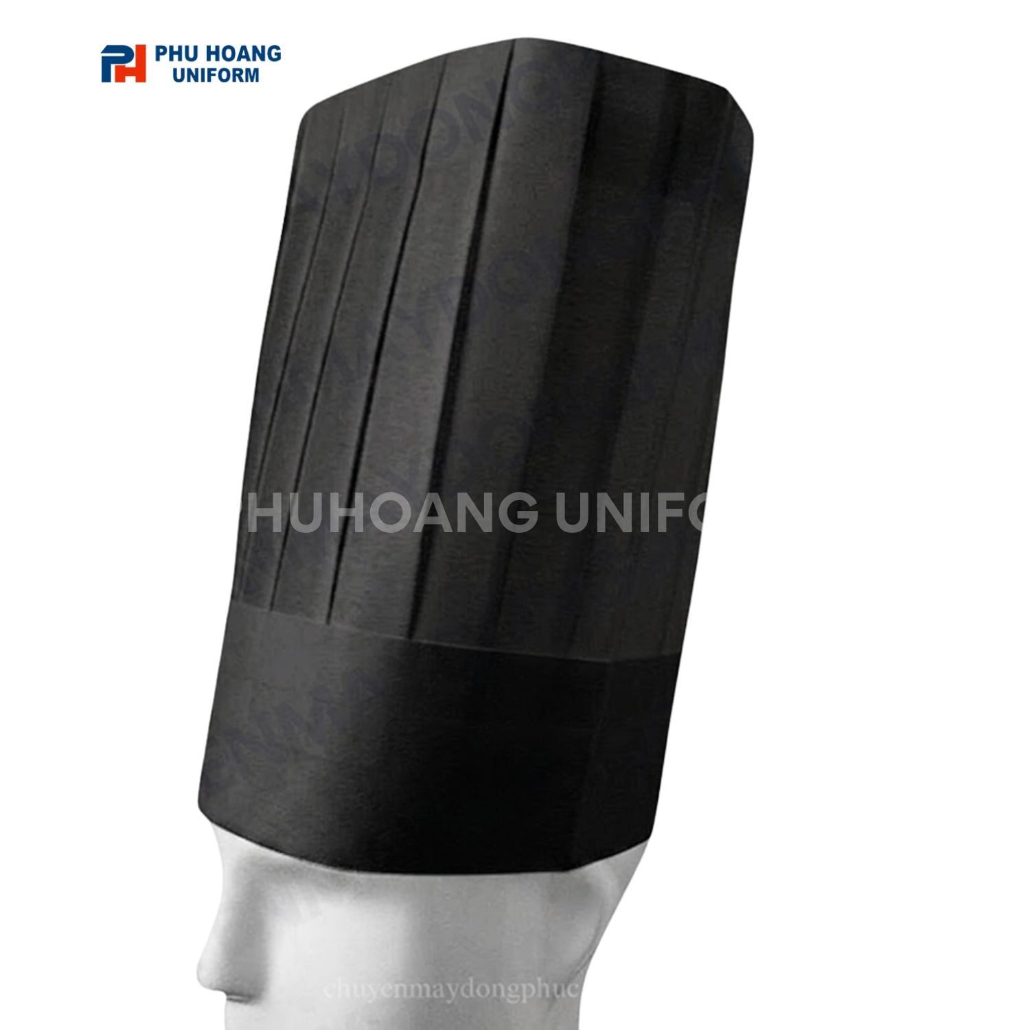  NÓN BẾP GIẤY MÀU ĐEN 29CM 