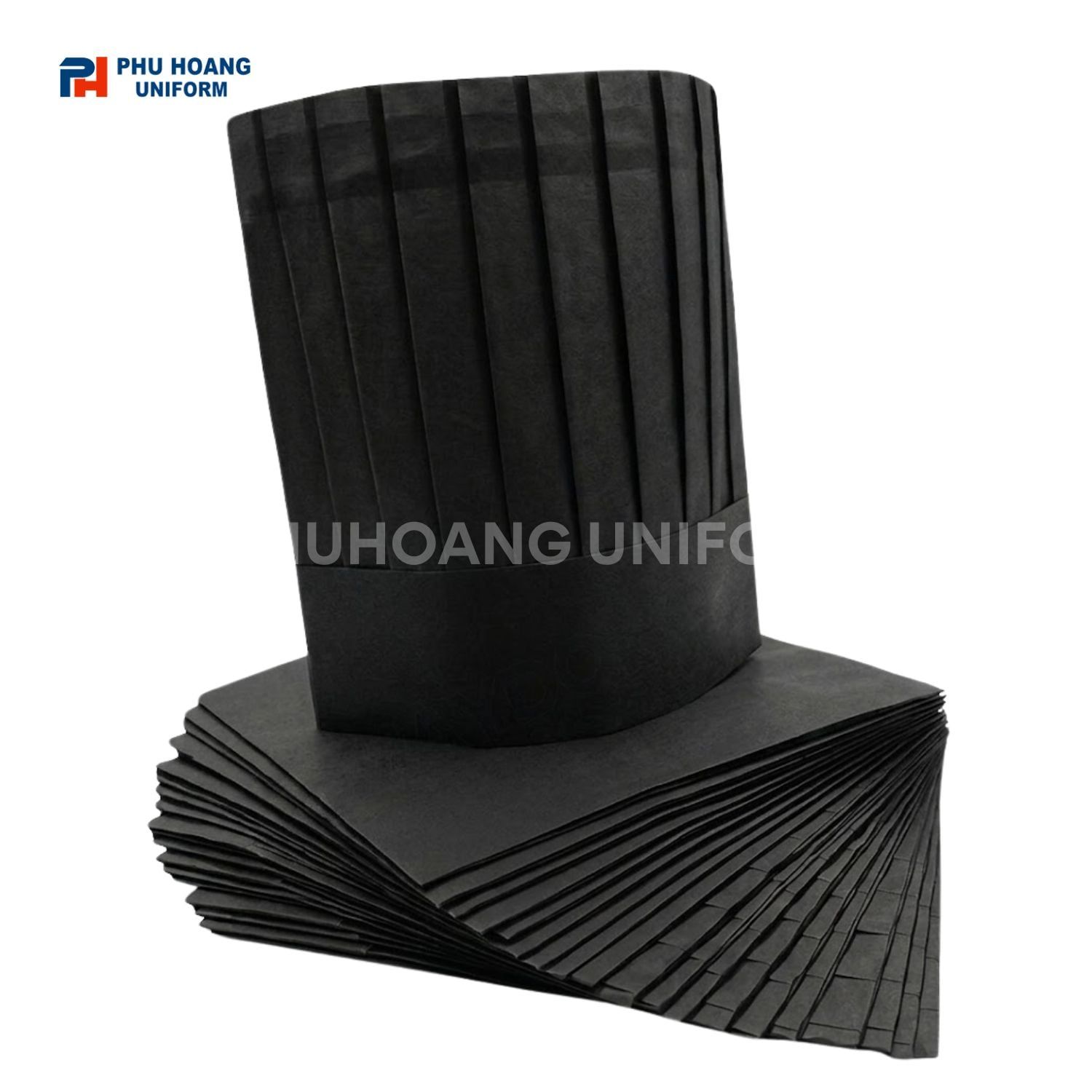  NÓN BẾP GIẤY MÀU ĐEN 29CM 