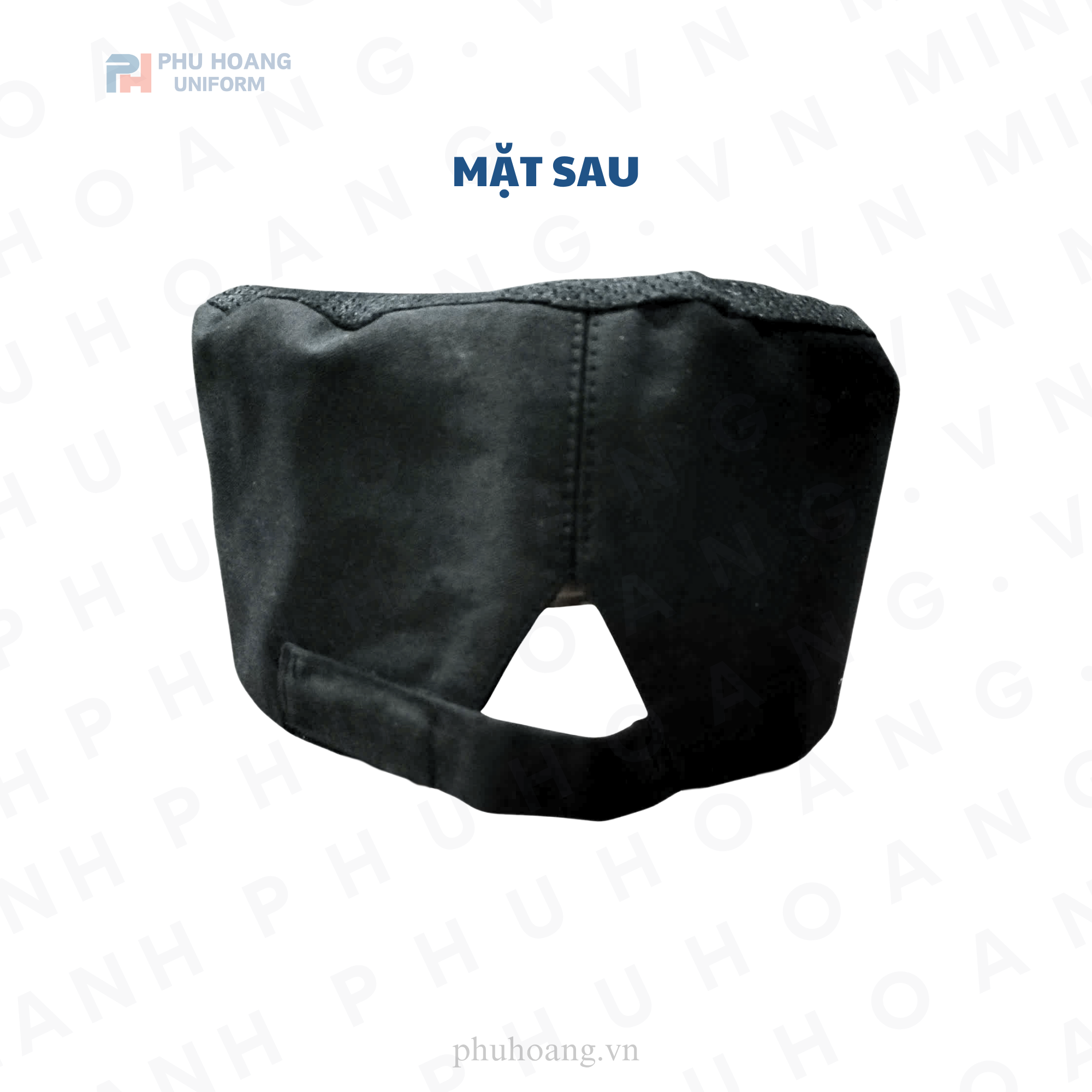  NÓN BẾP NHẬT CHÓP LƯỚI DÁN SAU ĐEN 