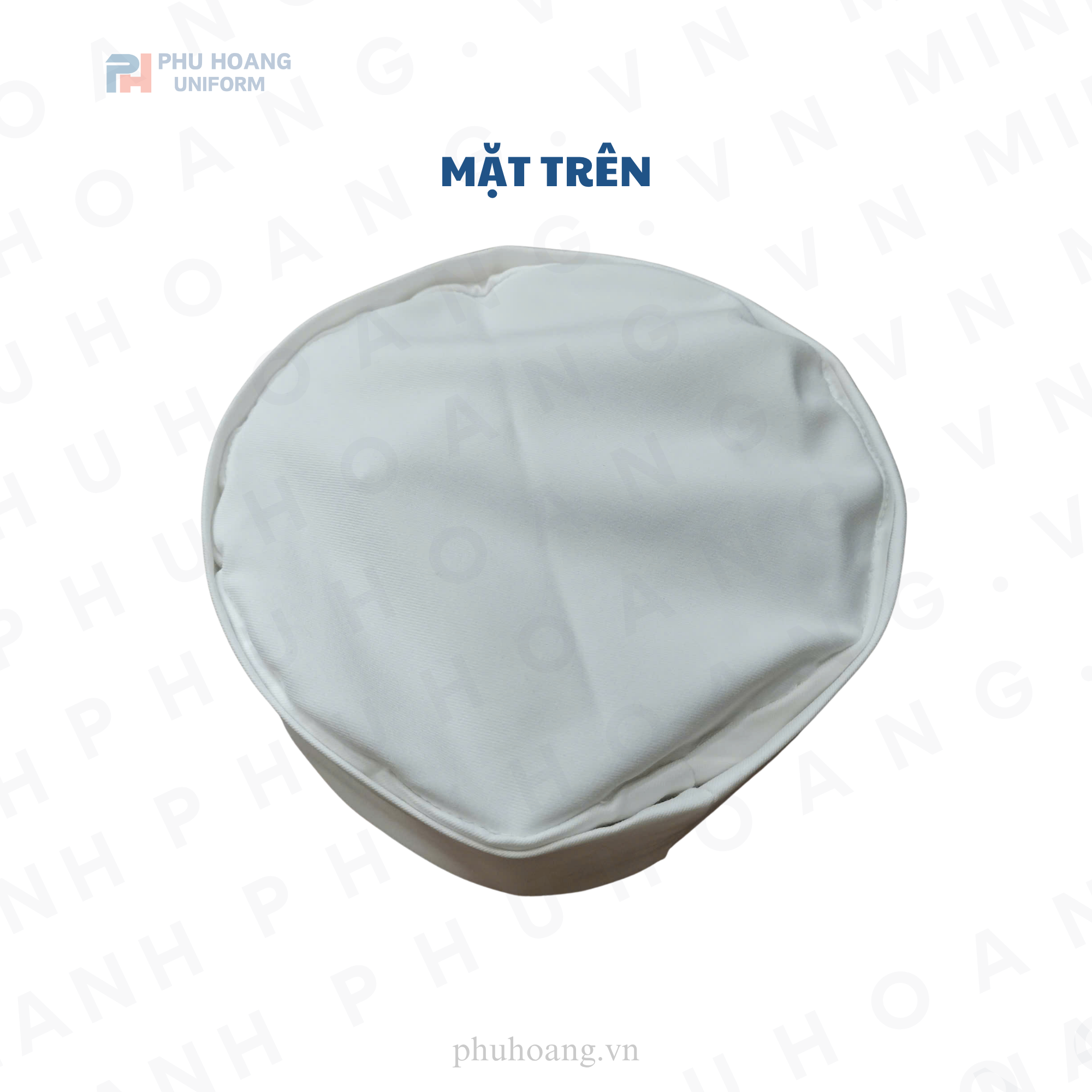  NÓN BẾP NHẬT CHÓP VẢI GẤP TRẮNG TINH 