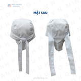  NÓN BẾP TRẮNG CỘT SAU 