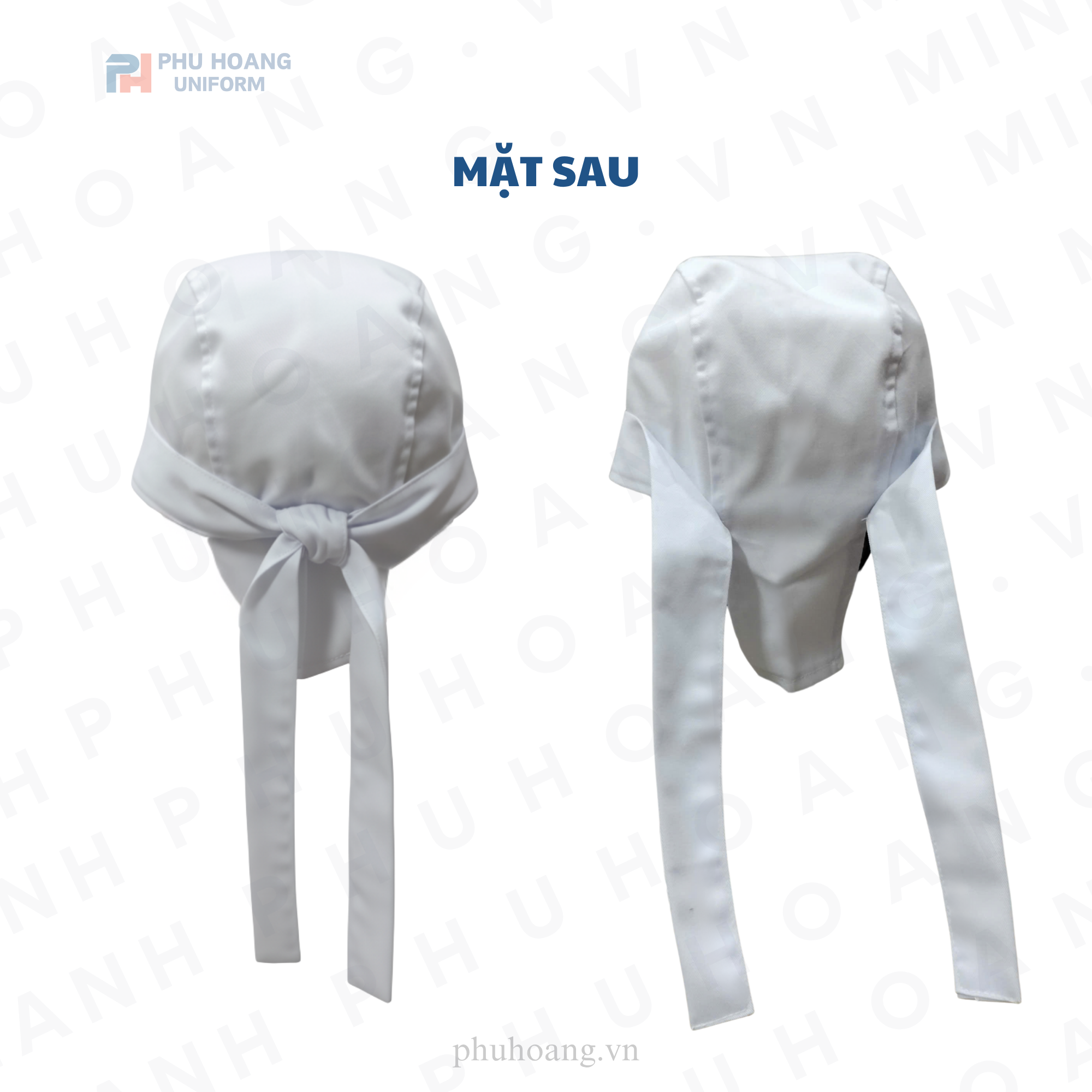  NÓN BẾP TRẮNG CỘT SAU 
