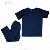 Bộ Scrubs Cổ Tim Nam Xanh Đen 