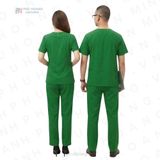  Bộ Scrubs Nam Xanh Lá Nhạt 