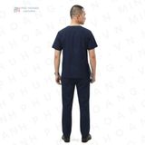  Bộ Scrubs Cổ Tim Nam Xanh Đen 