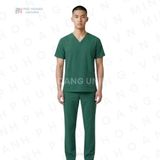  Bộ Scrubs Nam Xanh Lá Đậm 