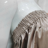  VÁY QUÂY SPA DÀNH CHO KHÁCH MÀU NÂU NHẠT MAY SẴN 025 