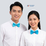  NƠ BƯỚM PHỤC VỤ XANH DƯƠNG NHẠT 013 