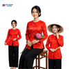  BỘ ÁO BÀ BA GẤM ĐỎ 