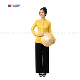  BỘ ÁO BÀ BA GẤM VÀNG 