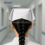  NÓN Y TÁ TRẮNG CÀI NÚT 