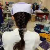  NÓN Y TÁ TRẮNG CÀI NÚT 