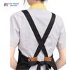  Tạp Dề Dây Chéo Phối Da Thật 