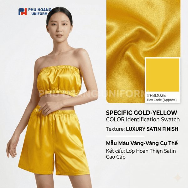 ÁO CHOÀNG SPA PHI LỤA VÀNG