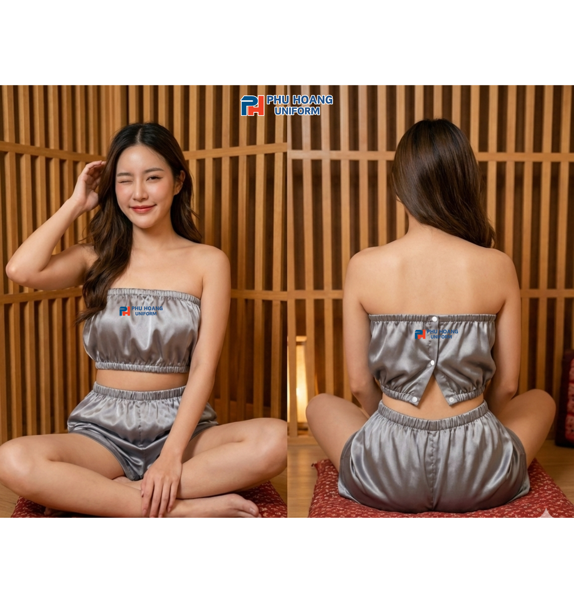  BỘ QUẦN ÁO QUÂY SPA NÚT BẤM SP002 