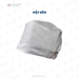  NÓN VẢI TRẮNG CHUN SAU DÁNG CAO 