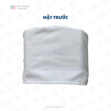  NÓN VẢI TRẮNG CHUN SAU DÁNG CAO 