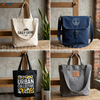 Túi Vải Canvas Tote Quai Đơn – In/Thêu Logo Theo Yêu Cầu
